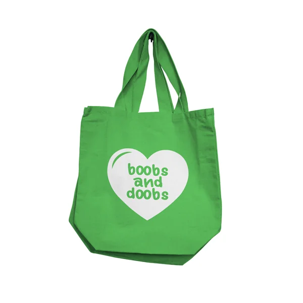 Reusable Totes – Boobs & Doobs – Green