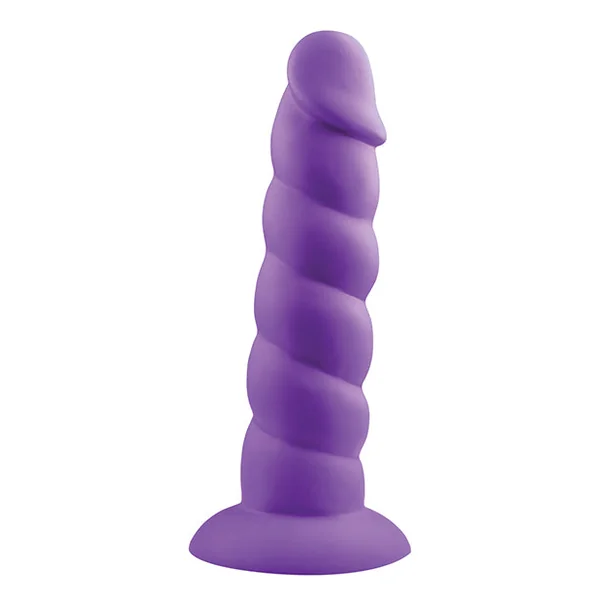Rock Candy Suga Daddy 7" Silicone Dildo - Purple