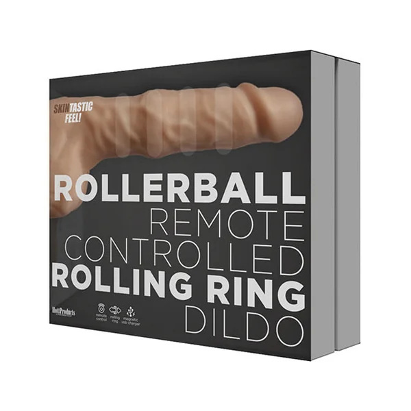 Rollerball Dildo W-suction Cup