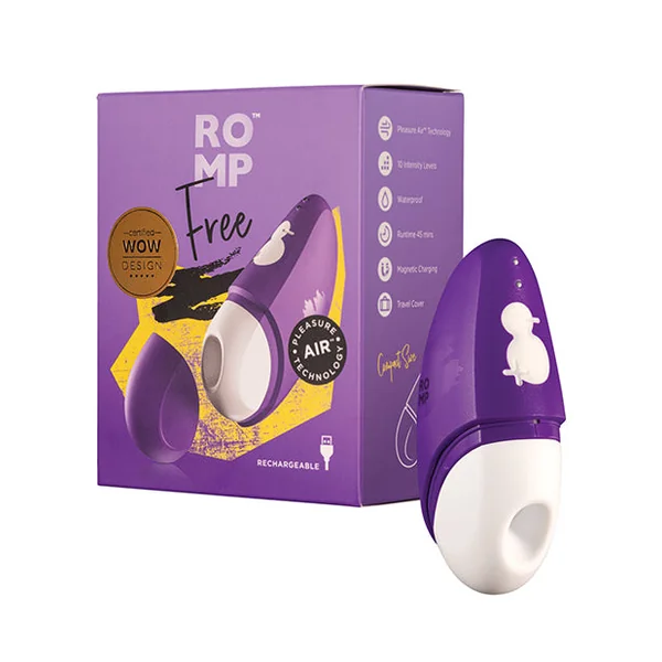 Romp Free Clitoral Vibrator - Purple