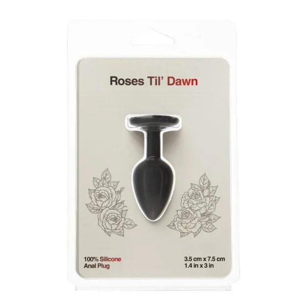 ROSES TIL DAWN SILICONE ANAL PLUG SMALL