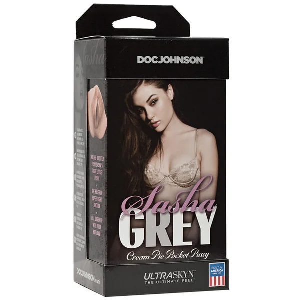 Sasha Grey Ultraskyn Cream Pie Pocket Pussy