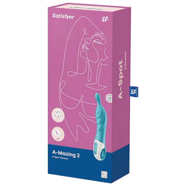 Satisfyer A-Mazing 2 A-Spot Vibrator - Turquoise