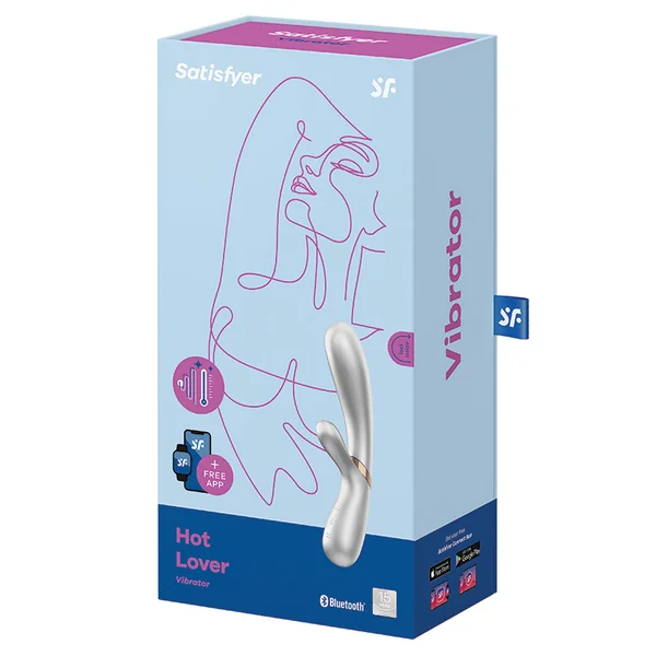 Satisfyer Hot Lover Connect App Vibrator - Silver