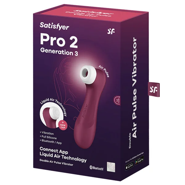Satisfyer Pro 2 Generation 3 Double Air Pulse Vibrator with App