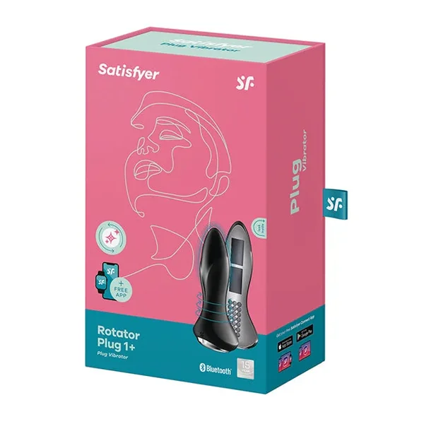 Satisfyer Rotator Plug 1+ – Black