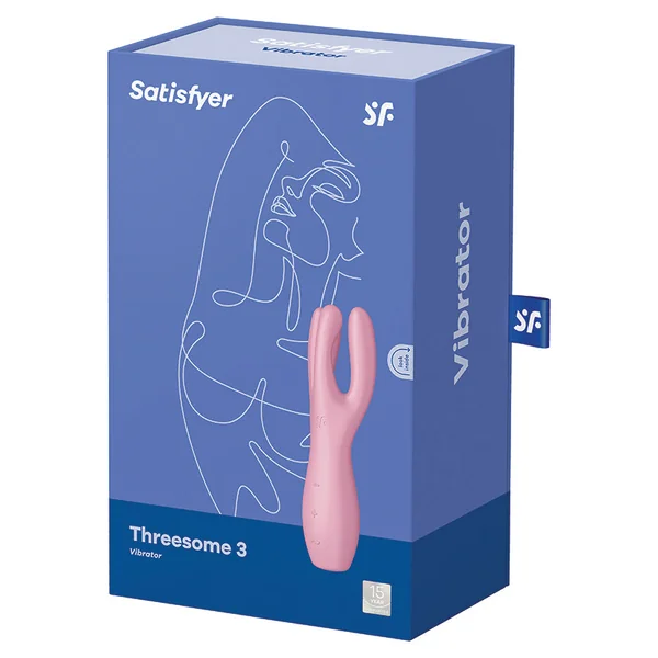 Satisfyer Threesome 3 Vibrator - Pink
