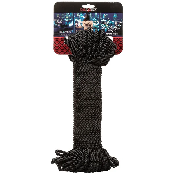 Scandal BDSM Rope 164'/50 m - Black