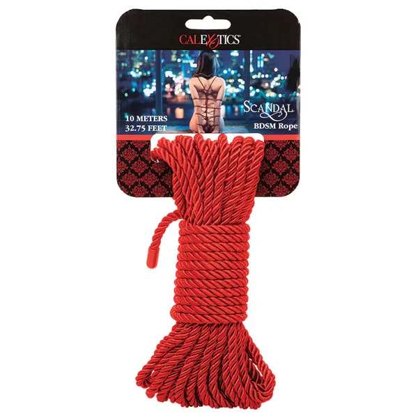 Scandal BDSM Rope 32.75'/10 m - Red