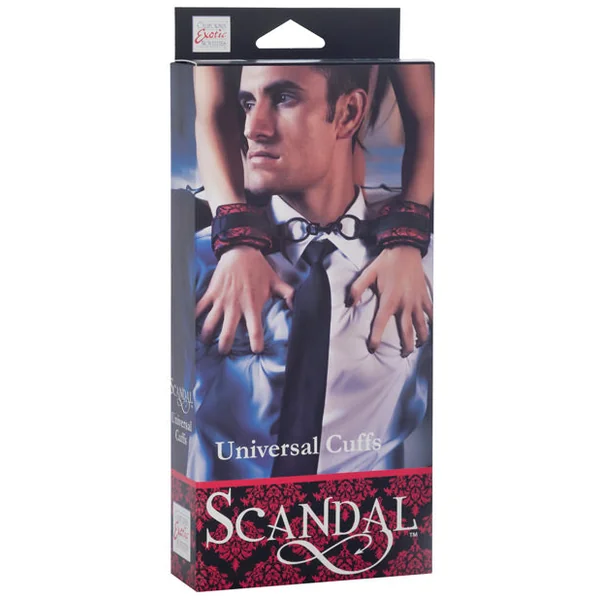 Scandal Universal Cuffs - Black-red