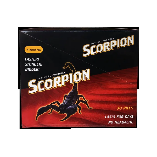 SCORPION BOX OF 30 PILLS (NET)