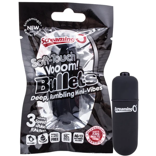 Screaming O Soft Touch Vooom Bullet - Black