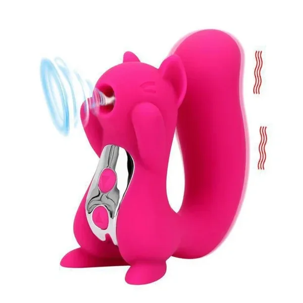 Screaming Squirrel - Air Pulse & G-Spot Vibrator