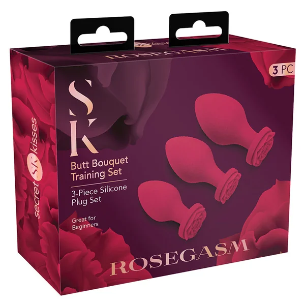 Secret Kisses Rosegasm 3 Piece Butt Bouquet Training Set
