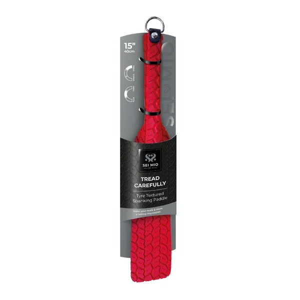 SEI MIO Tread Carefully 15 in Tyre Paddle Red