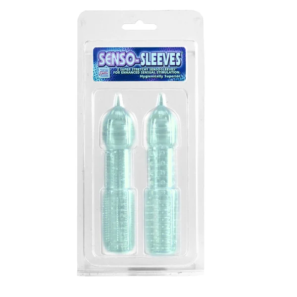 SENSO SILICONE-SLEEVE 2 PACK CLEAR