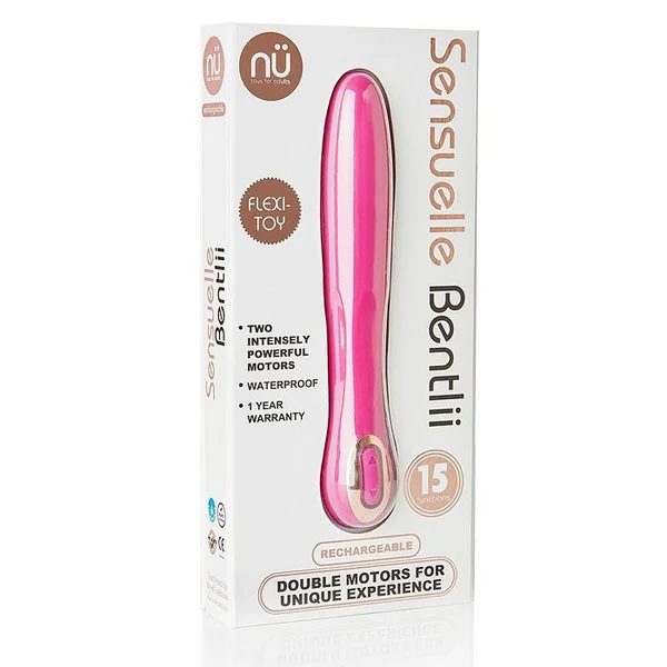 SENSUELLE BENTLII 15 FUNC DOUBLE MOTOR VIBE – MAGENTA