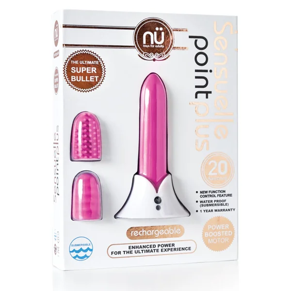 Sensuelle Point Plus Rechargeable Bullet - Pink