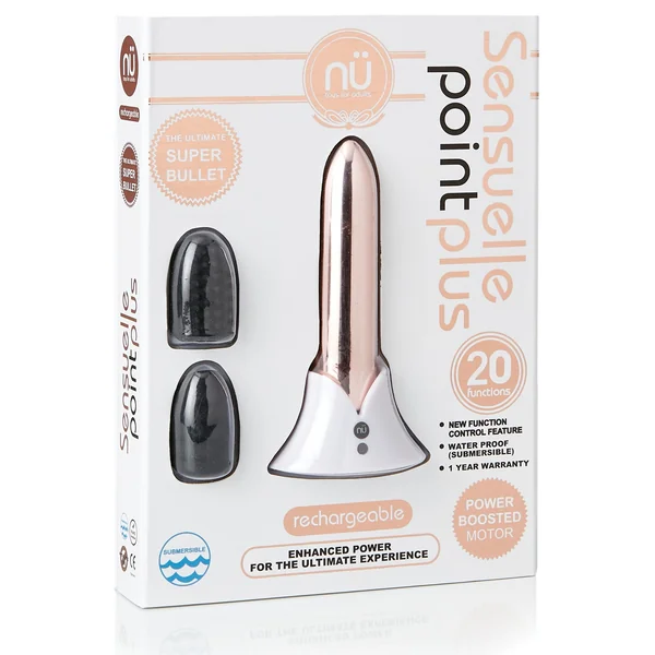 Sensuelle Point Plus Rechargeable Bullet - Rose Gold