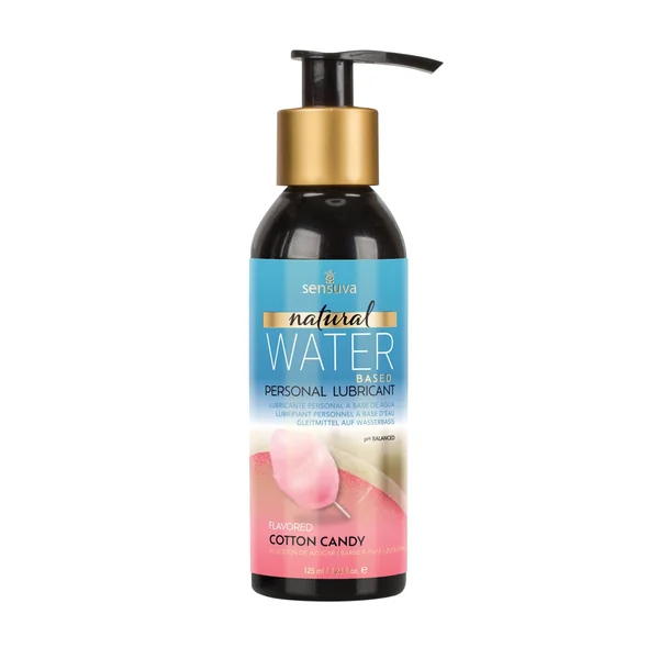 Sensuva Natural Water Based Personal Moisturizer - 4.23 oz Cotton Candy