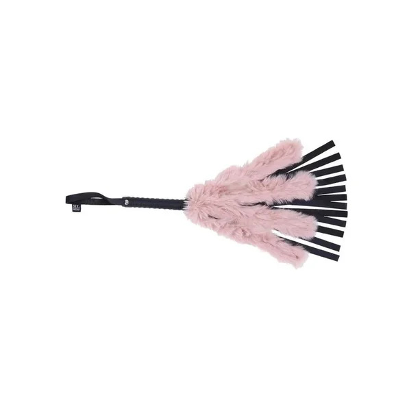 Sex and Mischief Brat Faux Fur Flogger Pink/Black