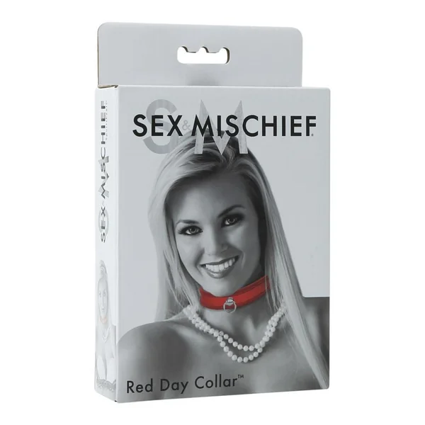 Sex and Mischief Day Collar - Red