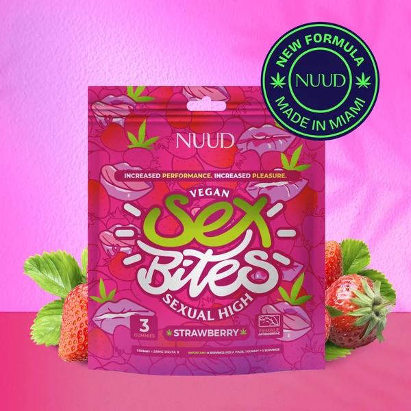 SEX BITES STRAWBERRY WOMEN;S GUMMIES