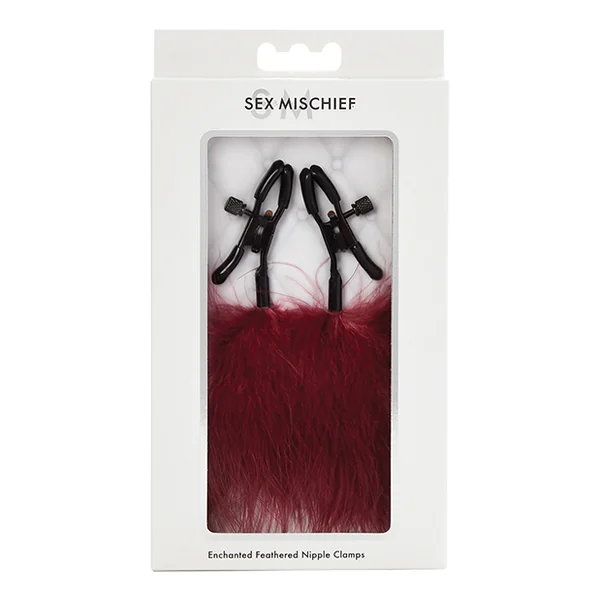 SEX & MISCHIEF ENCHANTED FEATHER NIPPLE CLAMPS