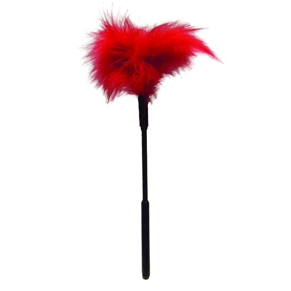 SEX & MISCHIEF FEATHER TICKLER 7IN RED