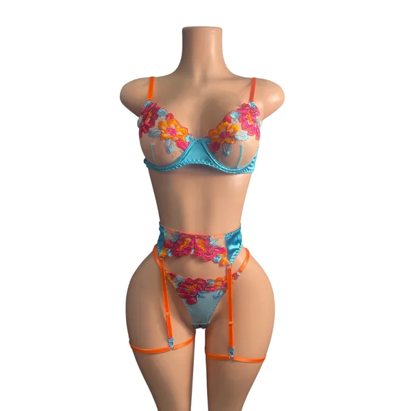 Sexy 3pc Lingerie Set #012