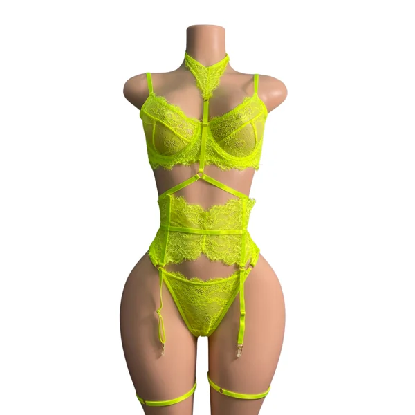 Sexy 3pc Lingerie Set #019