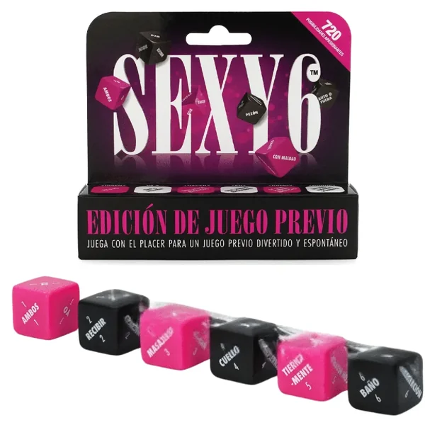 Sexy 6 Foreplay Edition Compact and Portable Spanish Version Adult Sex Games