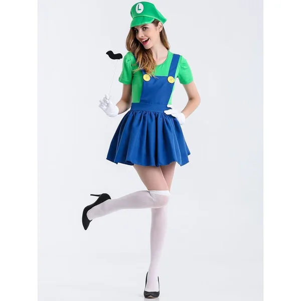Sexy Luigi Halloween Costume #031