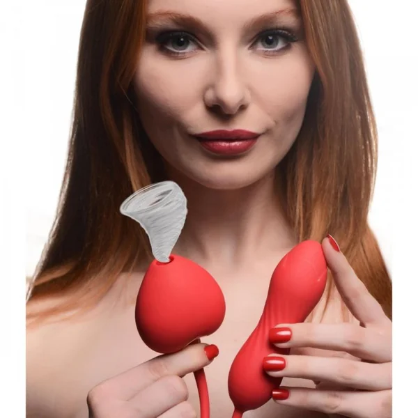 SHEGASM 10X LOVE ON ME SUCTION CLIT STIM & EGG