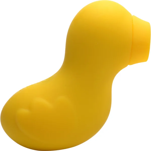 Shegasm Sucky Ducky Silicone Rechargeable Clitoral Pressure Wave Stimulator - Yellow