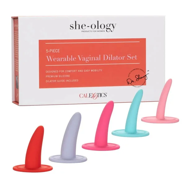 She-ology® 5 Piece Wearable Vaginal Dilator Set