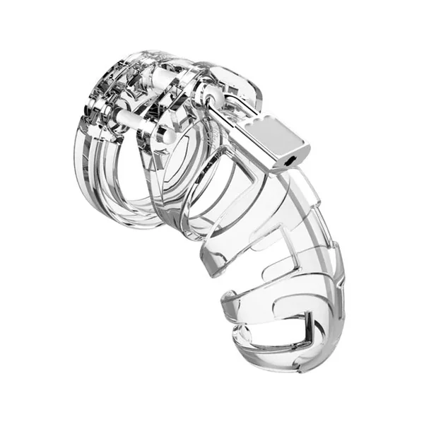 Shots Man Cage Chastity 3.5″ Cock Cage Model 2 – Clear