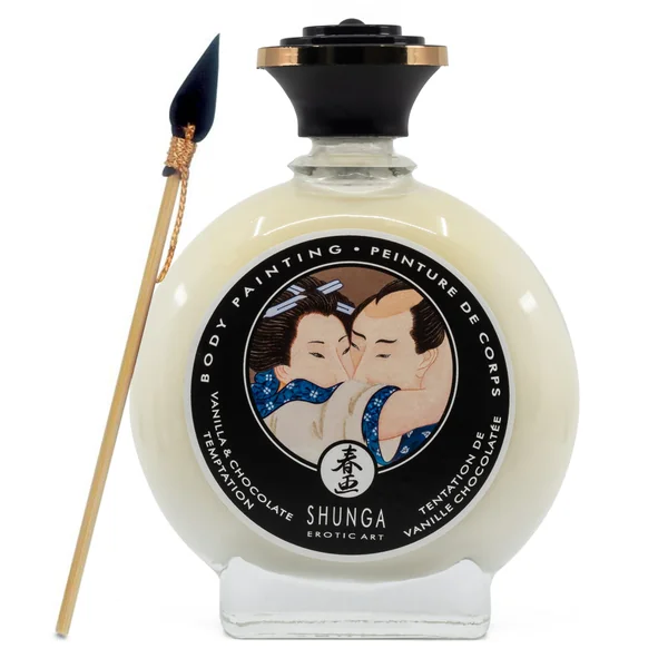 Shunga Edible Vanilla & Chocolate Temptation Body Paint