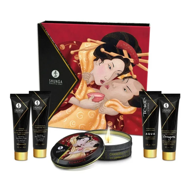 Shunga Luxury Gift Set Geisha’s Secret Kit Strawberry