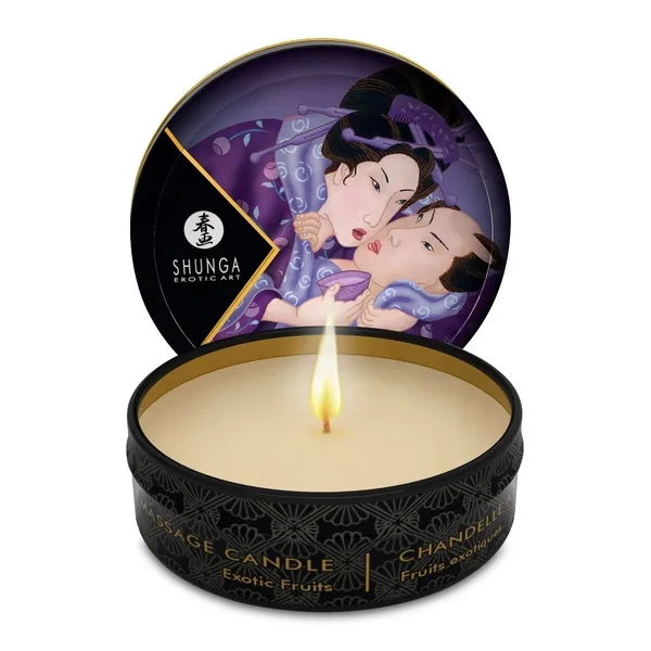 Shunga Mini Candlelight Massage Candles 30ml Libido / Exotic Fruits
