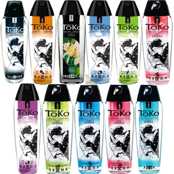 Shunga Toko Lubricant Flavored / Natural / Water-Based / Silicone