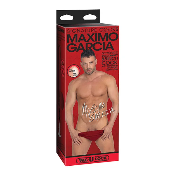 Signature Cocks ULTRASKYN 8.5" Cock w/Removable Vac-U-Lock Suction Cup - Maximo Garcia