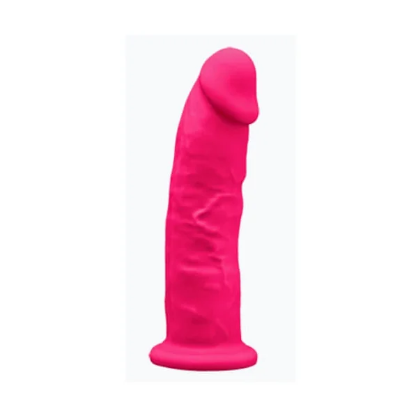 SilexD 7.5 inch Realistic Silicone Dual Density Dildo with Suction Cup Pink