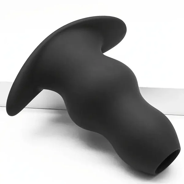 Silicone Anal Plug Comfortable Long-Term Wear Curved Base & Slender Waist