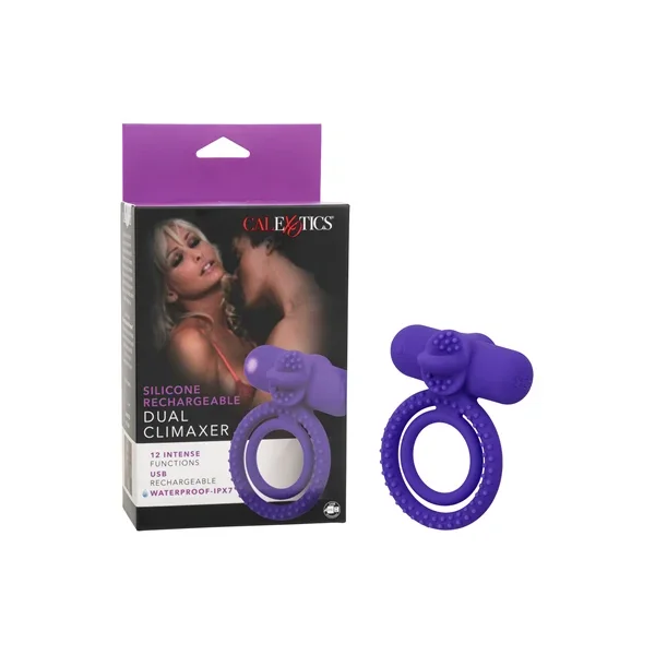 Silicone Rechargeable Dual Climaxer