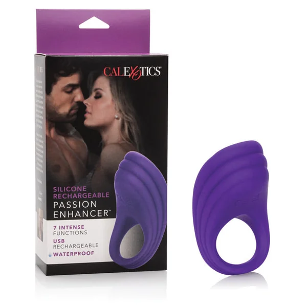 Silicone Rechargeable Passion Enhancer - Purple