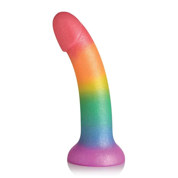 Simply Sweet 6.5 Inch Phallic Rainbow Dildo