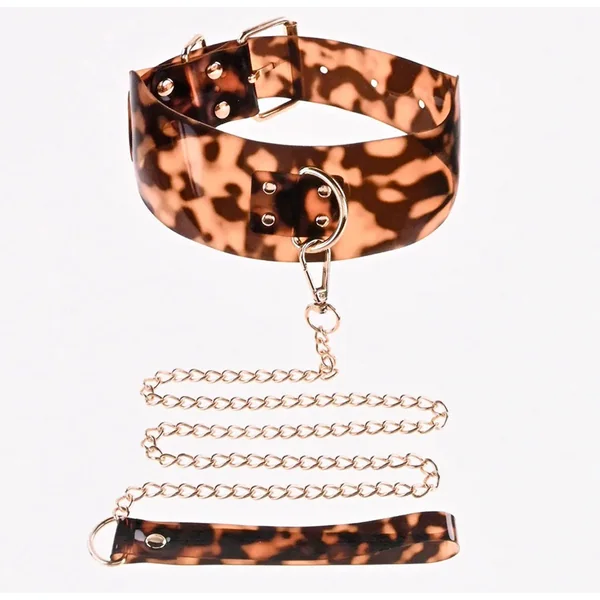 Sincerely Amber Collar With Leash