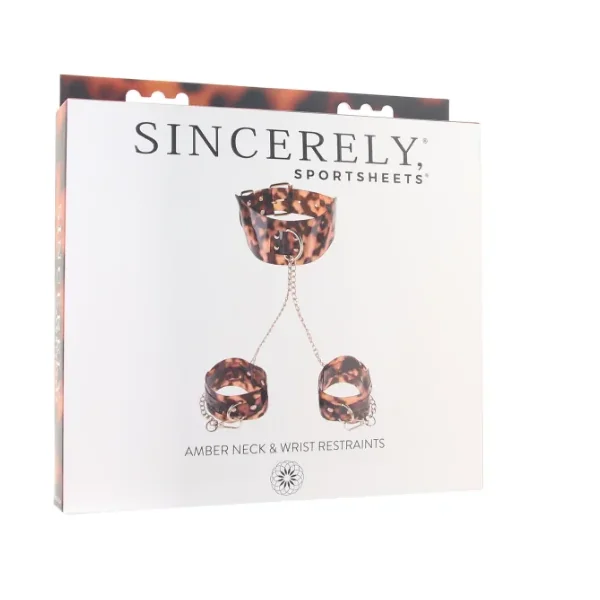Sincerely Amber Neck & Wrist Restraint