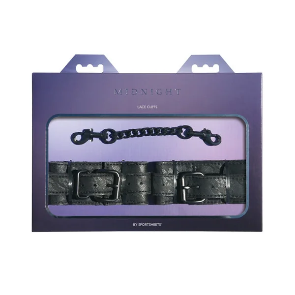 Sincerely Lace Cuffs - Black